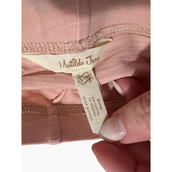 Matilda Jane Legging Infant Gilrs 12 - 18 months Pink Used condition No holes te - Picture 2 of 3
